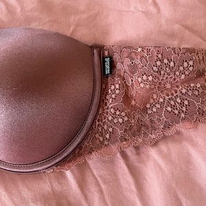 PINK strapless push-up bra